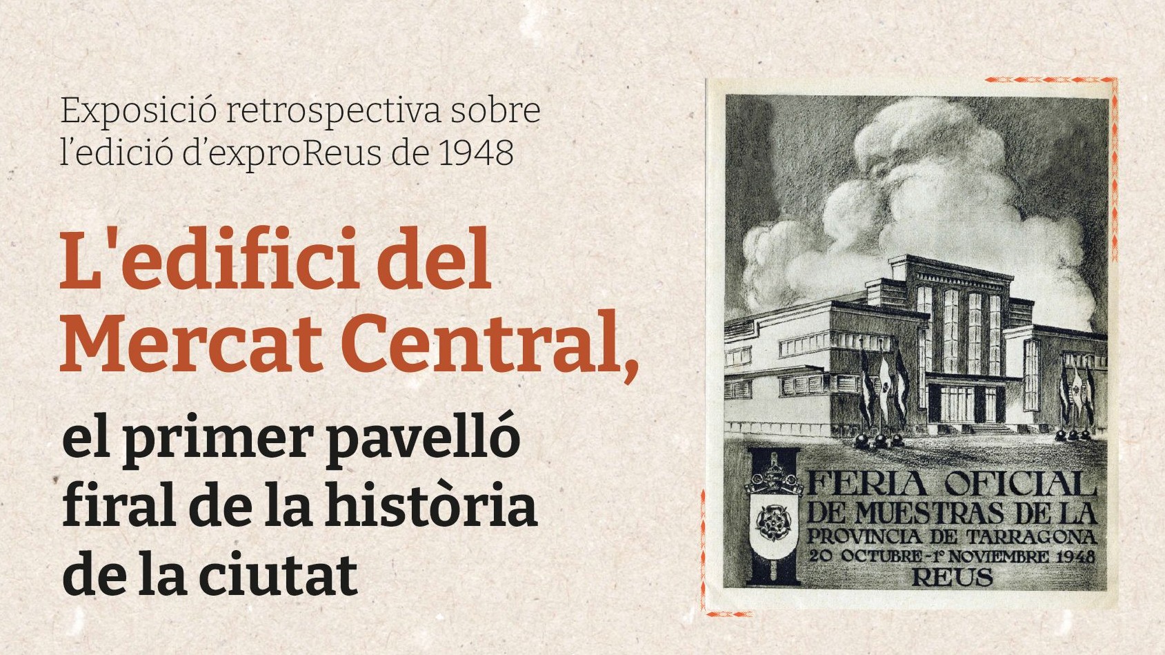 cartell A3 exposicio mercat exproReus web cartell exposició exproReus al Mercat Central